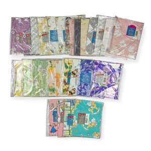 Vintage One Sheet Packs of Assorted Gift Wrap